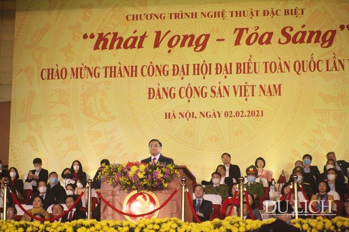 Trưởng Ban Tổ chức TW Phạm Minh Chính phát biểu tại Chương trình